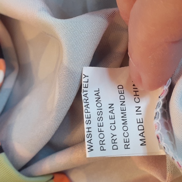 For G and PL retro print mini dress NWOT retro vintage - Picture 11 of 11